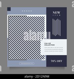 Creative and Modern design social media post template promotion. Trendy background design for social media ads and digital marketing Stock Vector