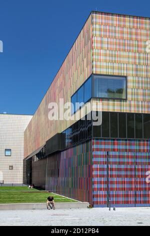 geography / travel, Germany, Bavaria, Munich, museum Brandhorst in the area of art, Maxvorstadt (boro, Additional-Rights-Clearance-Info-Not-Available Stock Photo