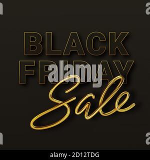 Black friday sale background. Business vector illustration. Stock Vector