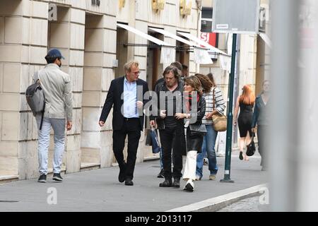 Rome, Italy. 02nd Oct, 2020. * NO WEB * Rome, the famous singer Zucchero photographed on the streets of the capital with his wife. The two stroll before returning to the hotel. Credit: Independent Photo Agency/Alamy Live News Stock Photo