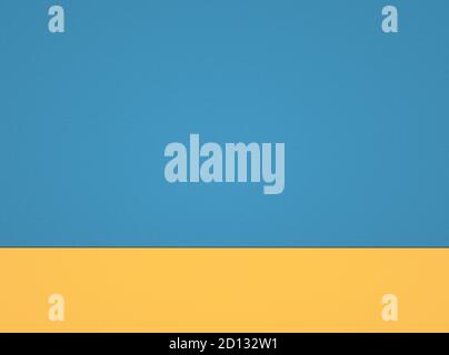 Abstract horizontally divided bi-color retro background. Copy space for ...