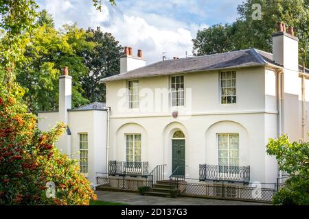 London, Hampstead, Keats House, the home of the Romantic poet John Keats between 1818 and 1820 Stock Photo