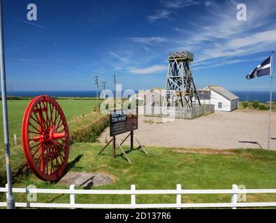 Geevor Tin Mining Museum St Just Cornwall seen from the First