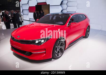 The Kia Sportspace concept at the Geneva Motor Show 2015, 5th March 2015 Stock Photo