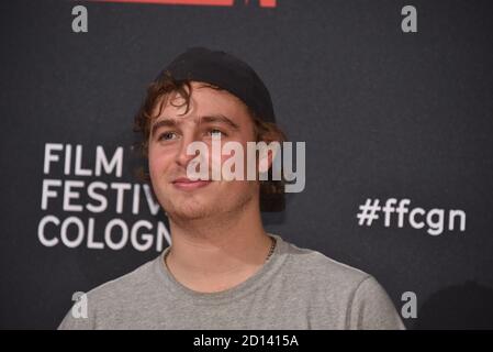 Cologne, Germany. 03rd Oct, 2020. The actor Matti Schmidt-Schaller comes to the screening of the film 'VATERSLAND' at the Film Festival Cologne. Credit: Horst Galuschka/dpa/Alamy Live News Stock Photo