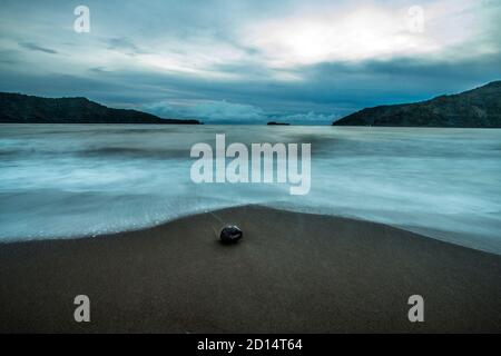 tavel and landscape image of a beach in batangas, philippines Stock Photo