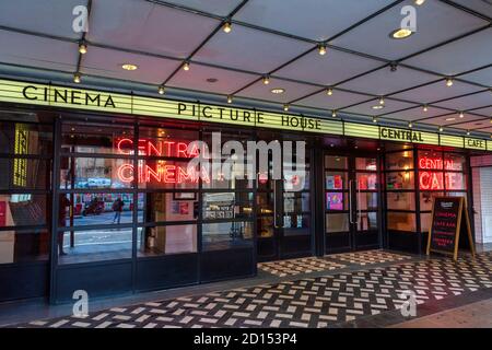 London, UK. 05th Oct, 2020. An exterior view of Cinema Picturehouse theatre in Piccadilly, London.Cineworld is on course to cut tens of thousands of jobs after confirming plans to temporarily shut its UK and US cinemas because of the continuing disruption from the coronavirus pandemic. Its announcement to the City on Monday said: 'Cineworld confirms that it will be temporarily suspending operations at all of its 536 Regal theatres in the US and its 127 Cineworld and Picturehouse theatres in the UK from Thursday 8 October 2020.” Credit: SOPA Images Limited/Alamy Live News Stock Photo