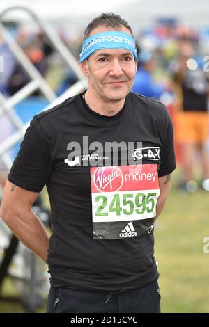 London, UK. 23rd Apr, 2017. Jeremy Joseph seen during The London Marathon.G-A-Y owner Jeremy Joseph launches legal challenge against the Government's 10pm curfew, he said, 'The 10pm curfew which has now been in place for the last two weeks and has been detrimental to the hospitality sector, including G-A-Y, makes absolutely no sense. The club owner claims the measures make a 'scapegoat'' of the night time economy and are ''unsafe'' for punters and thus has instructed his legal teams at Simpson Miller Solicitors and Kings Chambers to challenge them. (Credit Image: © Dave Rush Stock Photo