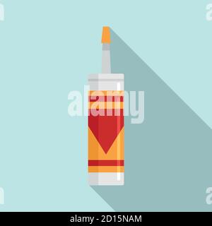 Silicone polyurethane foam icon. Flat illustration of silicone polyurethane foam vector icon for web design Stock Vector
