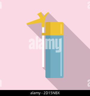 Carpenter polyurethane foam icon. Flat illustration of carpenter polyurethane foam vector icon for web design Stock Vector