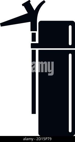 Carpenter polyurethane foam icon. Simple illustration of carpenter polyurethane foam vector icon for web design isolated on white background Stock Vector