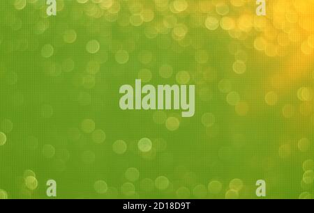 Abstract Blurred Vibrant Green Background with Bokeh Stock Photo