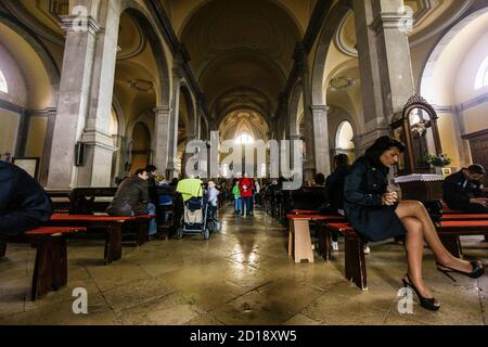 catedral de Santa Eufemia, Rovinj,peninsula de Istria, Croacia, europa Stock Photo