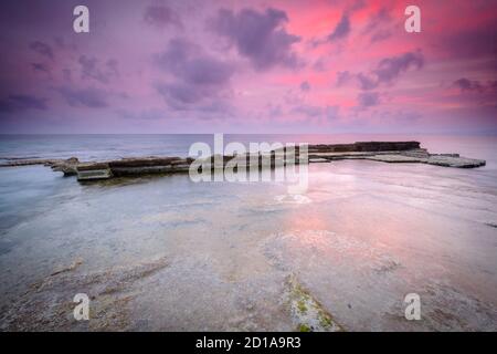 Delta beach, Municipality of Llucmajor, Mallorca, balearic islands, spain, europe Stock Photo