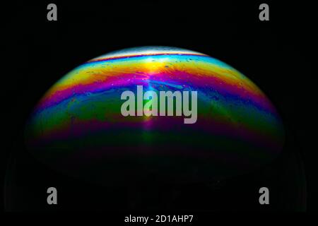 Soap bubble - defocused colorful abstract background Stock Photo