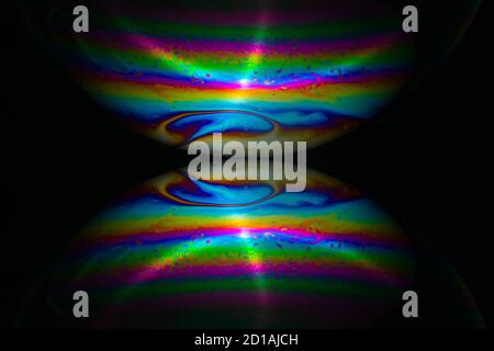 Soap bubble - defocused colorful abstract background Stock Photo
