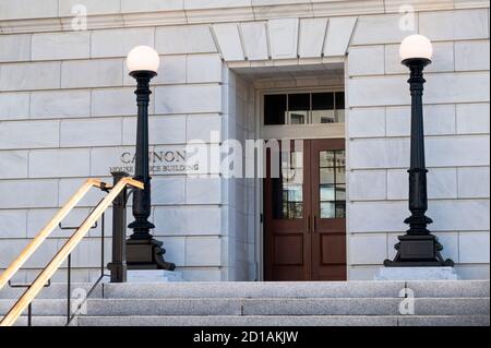 Washington, DC, USA. 5th Oct, 2020. October 5, 2020 - Washington, DC, United States: The Cannon House office building located near the U.S. Capitol. Credit: Michael Brochstein/ZUMA Wire/Alamy Live News Stock Photo