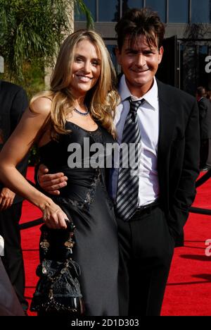 Charlie Sheen And Girlfriend Brooke Mueller Arriving At The 61st Annual 