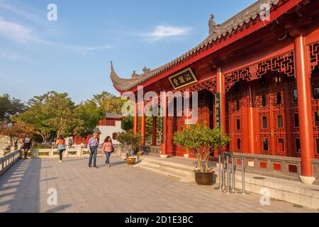 Montreal, CA - 26 September 2020: Chinese Garden of the Montreal Botanical Garden Stock Photo