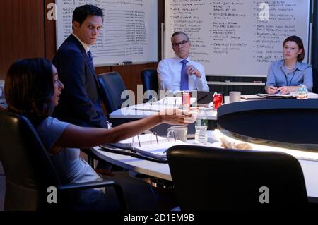 THE COMEY RULE, from left: Oona Chaplin, Steven Pasquale as Peter