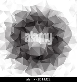 Low poly triangular, triangles vector background. Shatter, crumple effect. Chaotic glass pane Stock Vector
