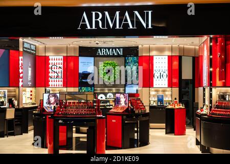 Shenzhen, China. 05th Oct, 2020. Armani store and logo seen in Shenzhen. Credit: SOPA Images Limited/Alamy Live News Stock Photo