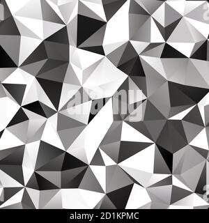 Low poly triangular, triangles vector background. Shatter, crumple effect. Chaotic glass pane Stock Vector