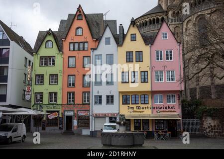 February 3rd, 2020, Historic Fish Market in Cologne Germany. Stock Photo