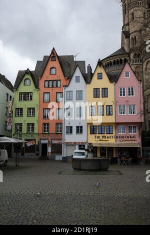 February 3rd, 2020, Historic Fish Market in Cologne Germany. Stock Photo