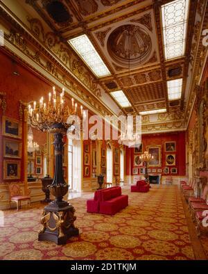 APSLEY HOUSE, London. Interior view. The Waterloo Gallery Stock Photo