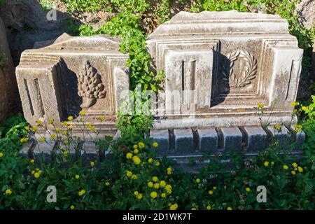 Ancient Roman remains, the Forum, Rome, Italy. Stock Photo