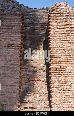 Roman brickwork architecture detail, ancient Rome buildings, Colosseum ...
