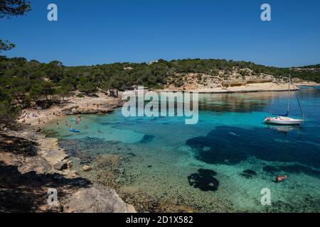 Cala Portals Vells, Calvia, Mallorca, Balearic Islands, Spain Stock Photo