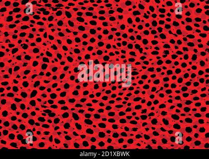 Cheetah skin pattern design. Cheetah spots print vector illustration background. Wildlife fur skin design illustration for print, web, home decor, fas Stock Vector