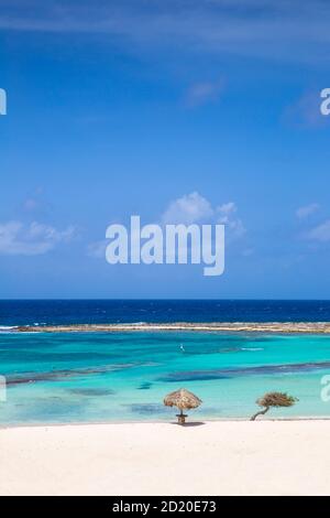 Caribbean, Netherland Antilles, Aruba, San Nicolas, Baby beach Stock Photo