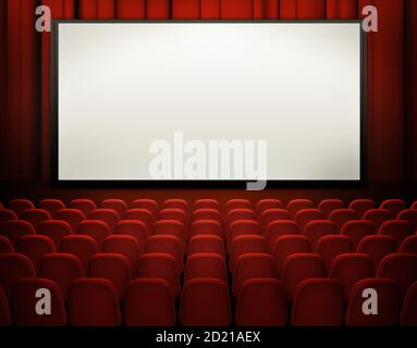 Download Cinema Screen Mockup 3d Rendering Stock Photo Alamy Yellowimages Mockups