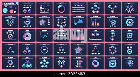 Big set of infographics elements. EPS10. Stock vector. Stock Vector