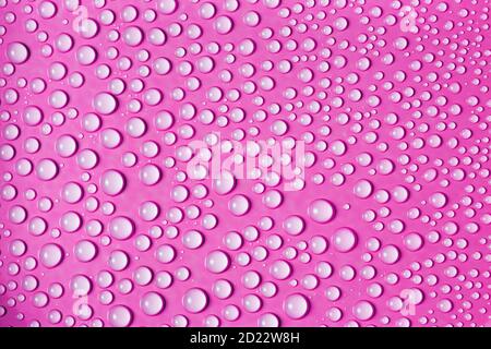 Water drops  as texture background. Rain droplets on a window glass. Stock Photo