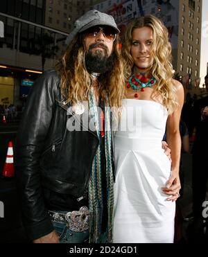 Rob Zombie and his wife Sheri Moon Zombie arrive at Los Angeles Stock ...