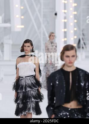 Creations by Louis Vuitton, Chanel presented at fashion show in Paris -  Xinhua