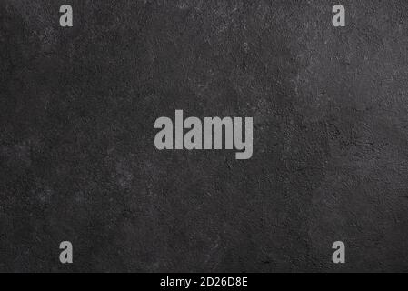 Black concrete background texture. Black slate Stock Photo