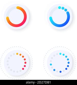 Media loader UI elements kit Stock Vector Image & Art - Alamy