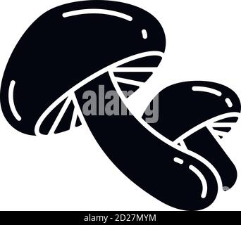 Shitake icon. Fresh raw mushroom color sketch Stock Vector Image & Art ...