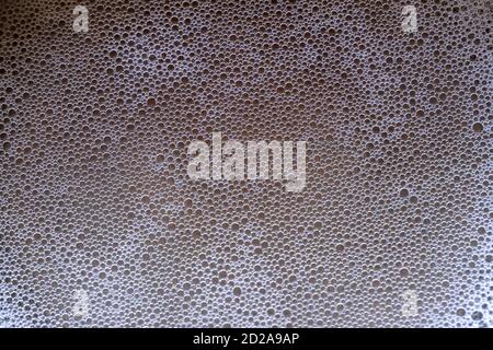 Small soap bubbles close-up, background, textures, macro Stock Photo