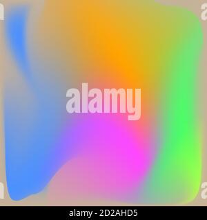 Abstract blur background. Purple, blue, yellow and green color transition effect. Vector illustration. Stock Vector