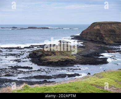The Nobbies Centre, an ecotourism destination located at Point Grant, on the western tip of Phillip Island, Victoria, Australia Stock Photo