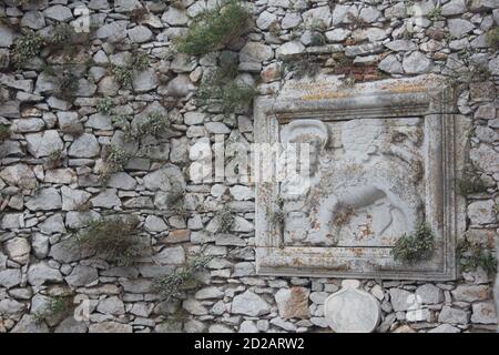 Palamidi The Venetian Fortress in Naflpio city . Peloponnese , Greece Stock Photo