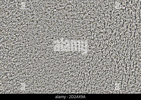 Large high pile of gray carpet, background close-up Stock Photo