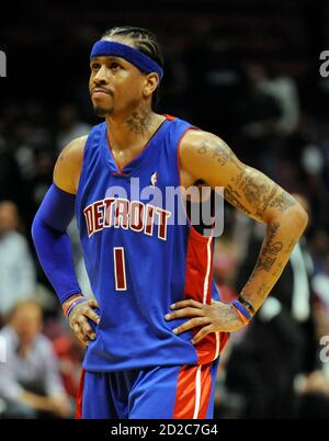 Allen iverson sale detroit pistons jersey