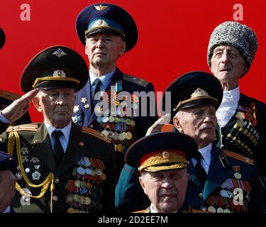 Salute of Victory on Red Square in Moscow on June 24, 1945 Stock Photo ...